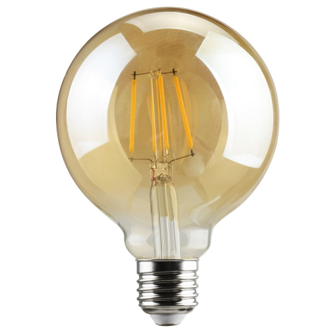 GLOBE LED G95 FILAMENT 6W REDLED