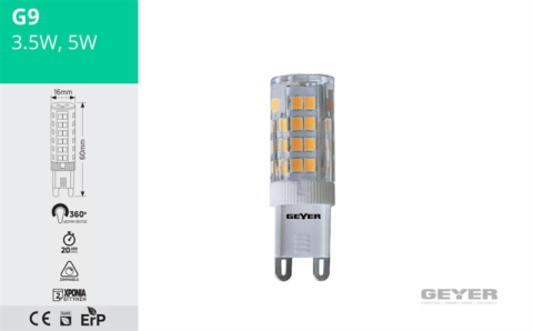 LED G9 3.5W GEYER